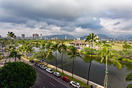 Ala Wai Canal view
